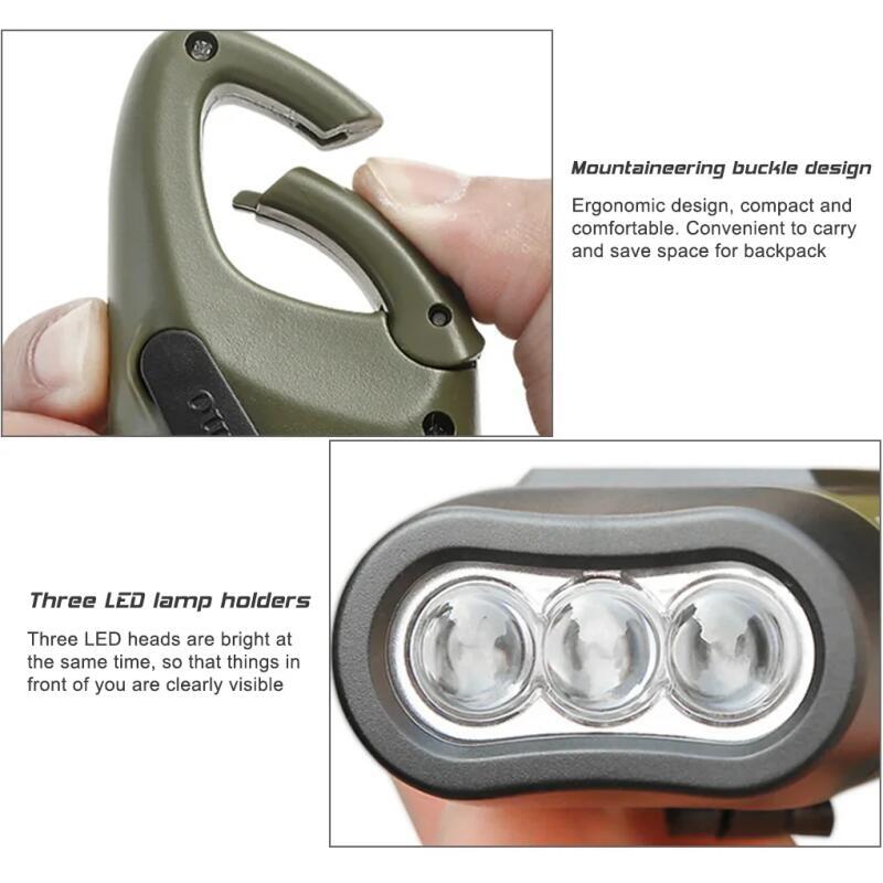 Handkurbel-Solar-Taschenlampe  – Fishing Boat Navigation Light Bewertung und Preis